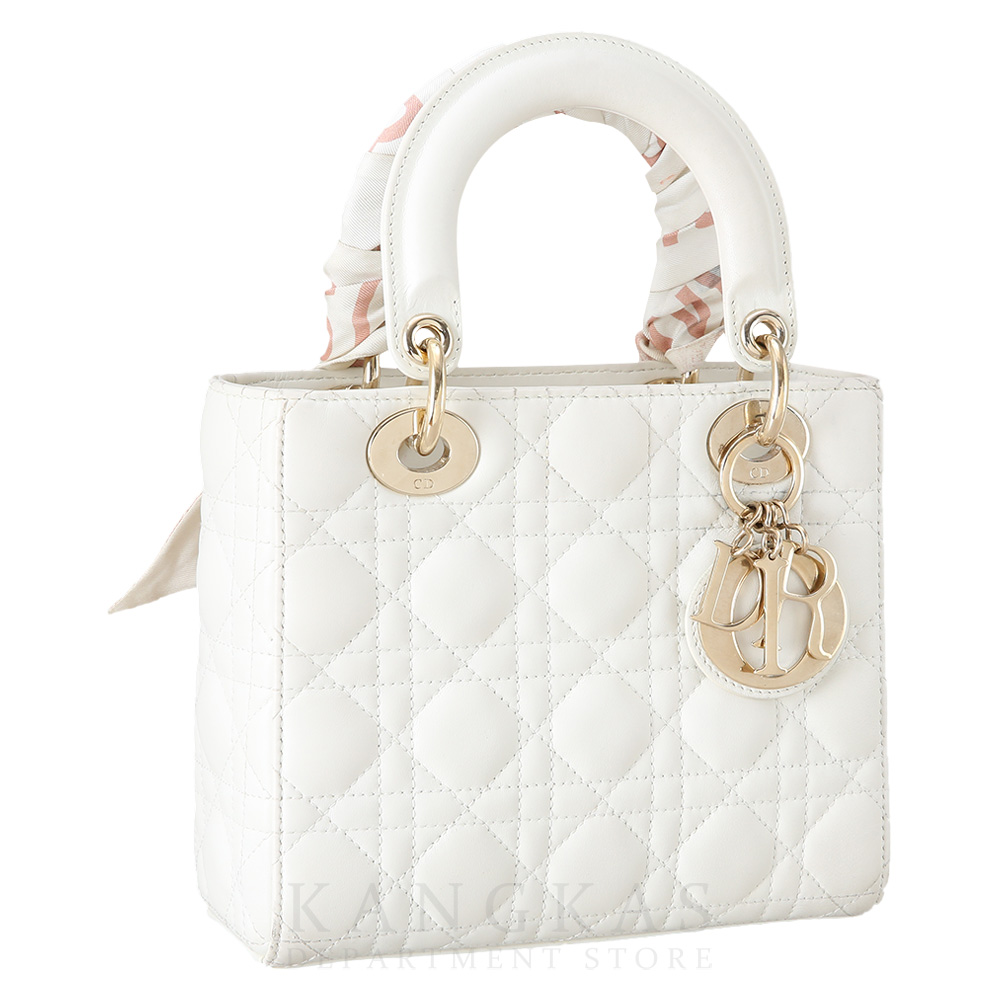 CHRISTIAN DIOR(USED)크리스찬디올 레이디디올 스몰 백 & 트윌리